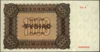 1000 złotych 1945, seria A 0000000 bez napisu WZ