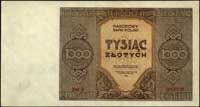 1000 złotych 1945, seria B, Miłczak 120a, rzadkie