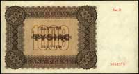 1000 złotych 1945, seria B, Miłczak 120a, rzadki