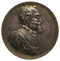 medal sygnowany A K (A. Karsteen), bez daty, wybity z okazji utraty tronu szwedzkiego przez Zygmun..