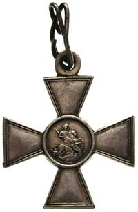 Krzyż Świętego Jerzego 4 stopień, typ II (1913-1915), nr 89913, srebro 34x34 mm, Diakov 1132.8 (R1..