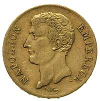 20 franków AN12 A, Paryż, Gadoury 1021, Fr. 487, złoto 6.42 g, rzadkie