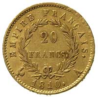 20 franków 1810 A, Paryż, Gadoury 1025, Fr. 511,