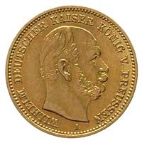 Wilhelm I 1861-1888, 5 marek 1878 / A, Berlin, Fr. 3825, J. 244A, złoto 1.99 g