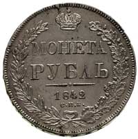 rubel 1842, Petersburg, Bitkin 196, ładne