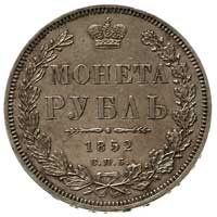 rubel 1852 / ПА, Petersburg, Bitkin 229, ładny