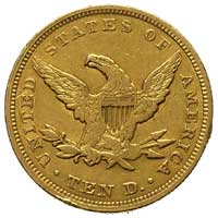 10 dolarów 1850, Filadelfia, Fr. 155, złoto 16.6