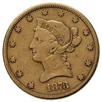 10 dolarów 1873 / CC, Carson City, Fr. 161, złot