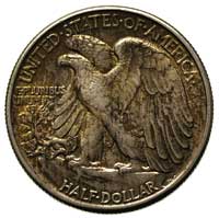 1/2 dolara 1944, Filadelfia, piękny egzemplarz, patyna