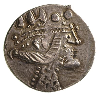 naśladownictwo tetradrachmy typu Thasos, klasa IV - legenda kreskowa, srebro 16.64 g, Kostial 981 - podobny