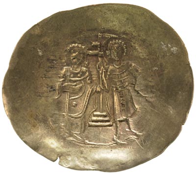 Jan II Komnen 1118-1143, aspron trachy, Aw: Chry