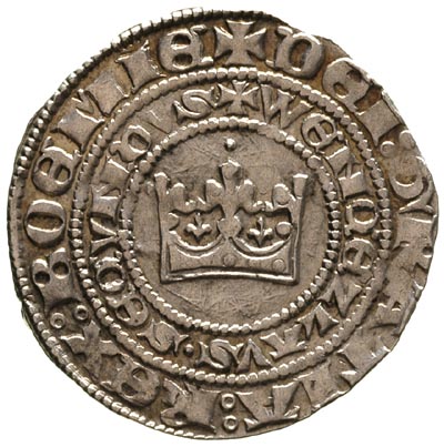 Wacław II-jako król Polski 1300-1305, grosz pras