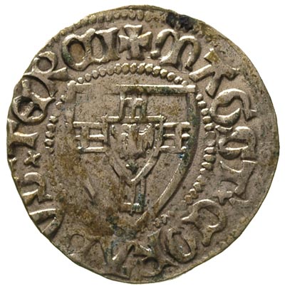 Konrad III von Jungingen 1393-1401, szeląg, Aw: 