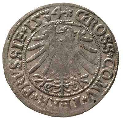 grosz 1534, Toruń, ładnie zachowany