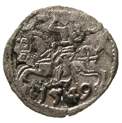 denar 1549, Wilno, Ivanauskas 433:60, T. 20, bar