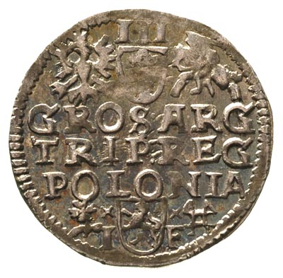 trojak 1595, Wschowa, końcówka daty kończy napis na awersie