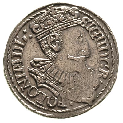 trojak 1597, Olkusz, ciekawa odmiana z napisem SIG II D na awersie