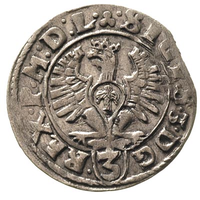 półtorak 1614, Bydgoszcz, ciekawa odmiana z orłem na awersie, T. 4, moneta z końca blachy, rzadka w tym stanie zachowania, patyna