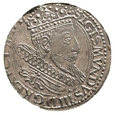 grosz 1604, Kraków, trochę niecentrycznie wybity