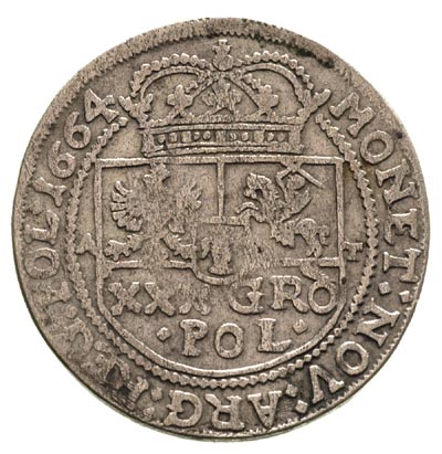 tymf 1664, Bydgoszcz, ładny egzemplarz, patyna
