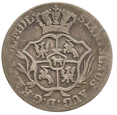 2 grosze srebrne (półzłotek) 1785, Warszawa, Pla