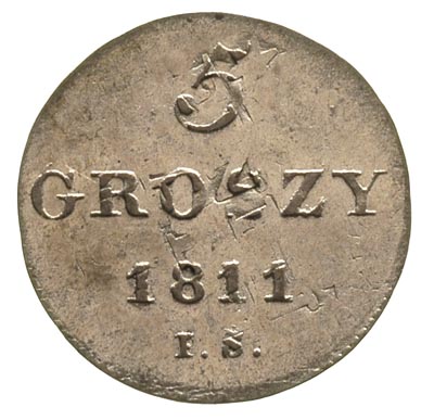 5 groszy 1811, Warszawa, litery I B, Plage 96, p