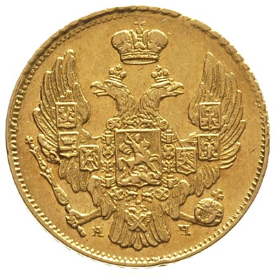 3 ruble = 20 złotych 1839, Petersburg, Plage 309, Bitkin 1080 R, Fr. 111, złoto 3.91 g