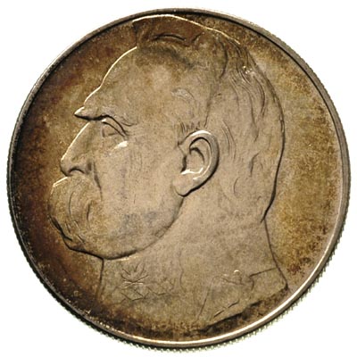 10 złotych 1936, Warszawa, Józef Piłsudski, Parchimowicz 124 c, bardzo ładne, patyna