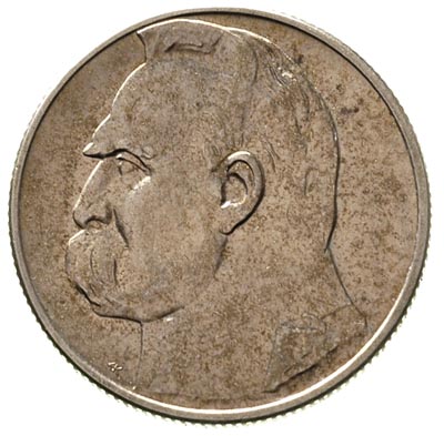 2 złote 1936, Warszawa, Józef Piłsudski, Parchimowicz 111 b, lekkie zadrapanie w tle, patyna, rzadkie