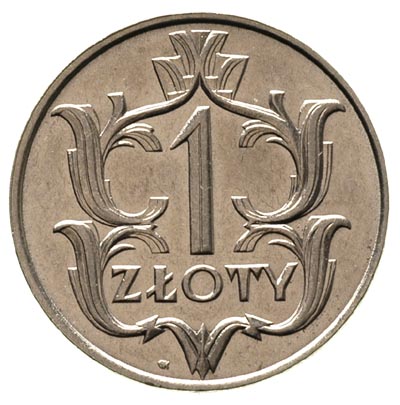 1 złoty 1929, Warszawa, Parchimowicz 108, bardzo
