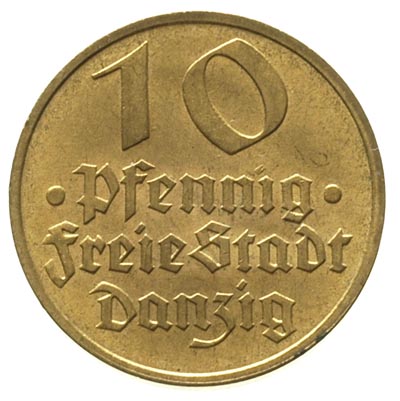 10 fenigów 1932, Berlin, Dorsz, Parchimowicz 58, piękne