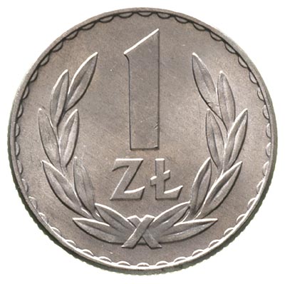 1 złoty 1949, Warszawa, Parchimowicz 212 b, aluminium, wyśmienity stan zachowania