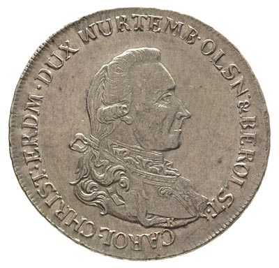talar 1785, Wrocław, litera K pod popiersiem, F.u.S. 2474, Dav. 2879