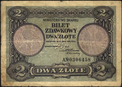 2 i 5 złotych 1.05.1925, seria A i F, Miłczak 60 i 61, Lucow 705 R3 i 710 R4, razem 2 sztuki