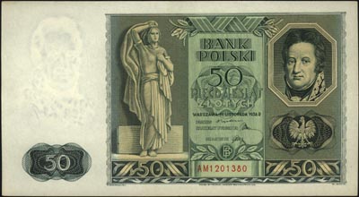 50 złotych 11.11.1936, Jan Henryk Dąbrowski, ser