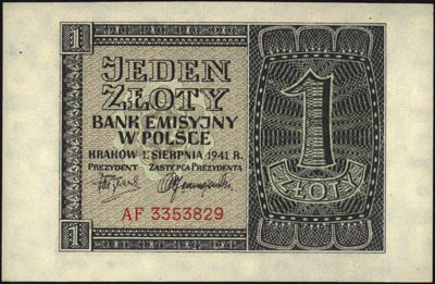 10 (seria J), 20 (seria K) złotych 1.03.1940 ora