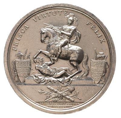 medal autorstwa D. Loosa wybity na zlecenie król