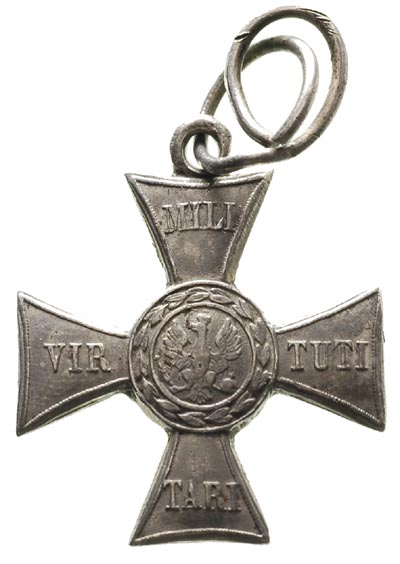 Mikołaj I 1825-1855, Krzyż Virtuti Militari za stłumienie Powstania Listopadowego 1831, V klasa, srebro, 29x29 mm, 10.37 g, Diakow 499, ładny egzemplarz
