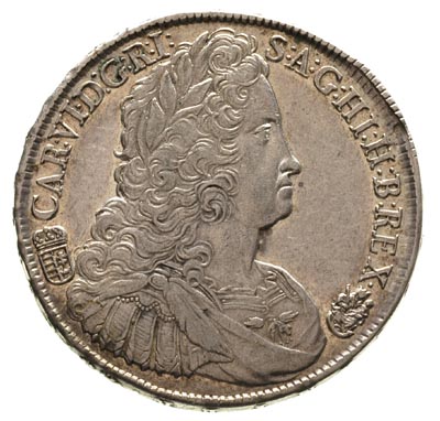 Karol VI 1711-1740, talar 1740 / K.B., Krzemnica, Dav. 1062, minimalnie pęknięty krążek, bardzo ładny