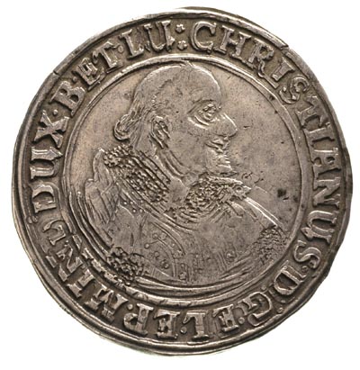 Krystian 1599-1633, talar 1625 / VF-H, Clausthal, Dav.6459, Welter 925, patyna