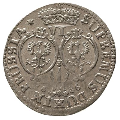Fryderyk Wilhelm 1640-1688, szóstak 1686/BA, Kró