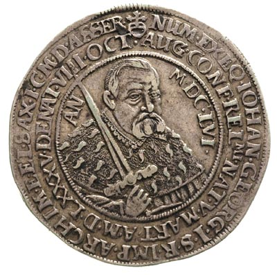 Jan Jerzy 1615-1656, talar pośmiertny 1656, Dav.7614, Schnee 893, patyna
