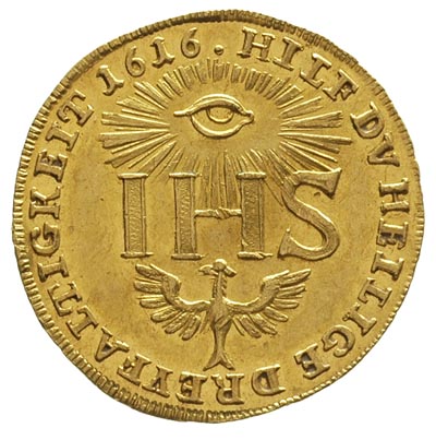 Zofia 1582-1622, dukat 1616, złoto 3.46 g, Fr. 2