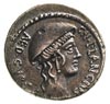 Cn. Plancius 55 pne, denar, Aw: Głowa Macedonii w prawo, na głowie płaski kapelusz- kausia, w otok..
