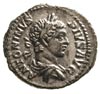 Karakalla 198-217, denar, Aw: Popiersie cesarza w prawo, Rw: Mars stojący w lewo, wsparty na tarcz..