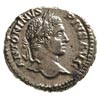 Karakalla 198-217, denar, Aw: Popiersie cesarza w prawo, Rw: Securitas siedząca na tronie w prawo,..