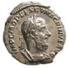 Macrinus 217-218, denar, Aw: Popiersie cesarza w prawo, Rw: Prowidentia z rogiem obfitości i różdż..