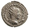 Gordian III 238-244, antoninian, Aw: Popiersie cesarza w prawo, Rw: Apollo siedzący na tronie w le..