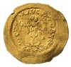Justyn II 565-578, tremisis, Konstantynopol, Aw: Popiersie cesarza w diademie w prawo, wokoło napi..