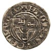 Winrych von Kniprode 1351-1382, kwartnik, Aw: Tarcza wielkiego mistrza i napis w otoku, Rw: Krzyż ..